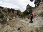 Grupo Mineralógico de Alicante.  Ópalo con Dendritas.Afloramiento de Marcasitasa en el Alcavo. Agost. Alicante 