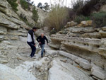 Grupo Mineralógico de Alicante. Afloramiento de Marcasitasa en el Alcavo. Agost. Alicante    