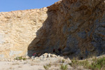 Grupo Mineralógico de Alicante. Cantera Casablanca. Lloma Alta, Les Boqueres, San Vicente del Raspeig, Alicante  