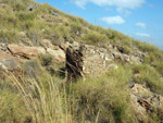 Grupo Mineralógico de Alicante. Cabezo de San Juan. minas Rómulo y Pajaritos.
 La Unión. Murcia   