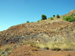 Grupo Mineralógico de Alicante. Cabezo de San Juan. minas Rómulo y Pajaritos.
 La Unión. Murcia   