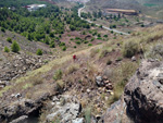 Grupo Mineralógico de Alicante. Cabezo de San Juan. minas Rómulo y Pajaritos.
 La Unión. Murcia  