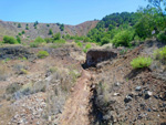 Grupo Mineralógico de Alicante. Cabezo de San Juan. minas Rómulo y Pajaritos.
 La Unión. Murcia  