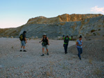 Grupo Mineralógico de Alicante.Cabezo de San Juan. minas Rómulo y Pajaritos.
 La Unión. Murcia   