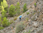 Grupo Mineralógico de Alicante. Explotación de Ofitas en la Sierra de Olta. Calpe. Alicante   