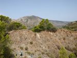 Grupo Mineralógico de Alicante.Explotación de Ofitas en la Sierra de Olta. Calpe. Alicante   