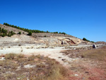 Grupo Mineralógico de Alicante.Afloramiento de Aragonitos. Casas de Ves. Albacete  