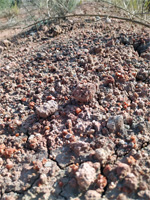 Grupo Mineralógico de Alicante. Afloramiento del Keuper, Chella. Comarca Canal de Navarrés, València