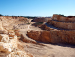 Grupo Mineralógico de Alicante. Gravera del Barquero. Enguera. Valencia   