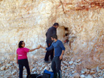 Grupo Mineralógico de Alicante.  Gravera del Barquero. Enguera. Valencia    