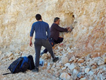 Grupo Mineralógico de Alicante. Gravera del Barquero. Enguera. Valencia    