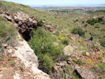 Grupo Mineralógico de Alicante. Mina Rómulo. Cabezo de San Juan. La Unión. Murcia.