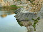 Grupo Mineralógico de Alicante.Canteras de arcilla situadas en la Zona del Pla, junto a la siera de los Tajos. Agost. Alicante 