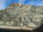 Grupo Mineralógico de Alicante.Explotación de Ofitas. Los Serranos. Albatera. Alicante 