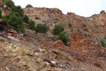 Grupo Mineralógico de Alicante.Corta Gloria y San Valentín. Sierra Minera de Cartagena la Union