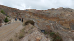 Grupo Mineralógico de Alicante. Corta Gloria y San Valentín. Sierra Minera de Cartagena la Union 