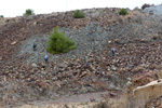 Grupo Mineralógico de Alicante.Corta Gloria y San Valentín. Sierra Minera de Cartagena la Union