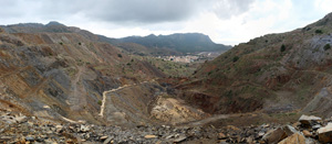 Grupo Mineralógico de Alicante.Corta Gloria y San Valentín. Sierra Minera de Cartagena la Union