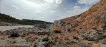 Grupo Mineralógico de Alicante.   Afloramiento de Aragonito. Casas de Ves. Albacete  