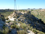 Grupo Mineralógico de Alicante. Afloramiento de Celestina. Barranco del Mulo. Ulea. Murcia 