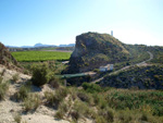 Grupo Mineralógico de Alicante. Afloramiento de Celestina. Barranco del Mulo. Ulea. Murcia 