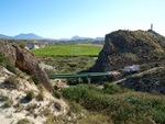 Grupo Mineralógico de Alicante.  Afloramiento de Celestina. Barranco del Mulo. Ulea. Murcia  