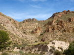 Grupo Mineralógico de Alicante. Paraje los Terreros. Valle de Ricote.Ojós. Murcia.  