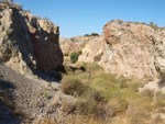 Grupo Mineralógico de Alicante. Explotaciones de yesos. Loma de las Indias. La Alcoraia. Alicante