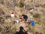 Grupo Mineralógico de Alicante. Exolotaciones de áridos y yeso. Cabezo del Polavar. Villena. Alicante