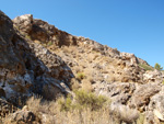 Grupo Mineralógico de Alicante.  Exolotaciones de áridos y yeso. Cabezo del Polavar. Villena. Alicante 