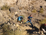 Grupo Mineralógico de Alicante. Exolotaciones de áridos y yeso. Cabezo del Polavar. Villena. Alicante