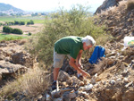 Grupo Mineralógico de Alicante. Exolotaciones de áridos y yeso. Cabezo del Polavar. Villena. Alicante