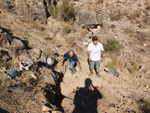 Grupo Mineralógico de Alicante. Exolotaciones de áridos y yeso. Cabezo del Polavar. Villena. Alicante