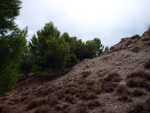 Grupo Mineralógico de Alicante. Exolotaciones de áridos y yeso. Cabezo del Polavar. Villena. Alicante