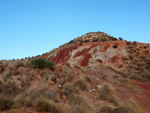 Grupo Mineralógico de Alicante. Afloramiento de Aragonito. Loma Badá. Petrer. Alicante
