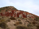 Grupo Mineralógico de Alicante. Afloramiento del Keuoer de Loma Badá. Petrer. Alicante