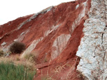 Grupo Mineralógico de Alicante. Afloramiento del Keuoer de Loma Badá. Petrer. Alicante