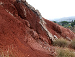 Grupo Mineralógico de Alicante. Afloramiento del Keuoer de Loma Badá. Petrer. Alicante