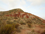 Grupo Mineralógico de Alicante.  Afloramiento del Keuoer de Loma Badá. Petrer. Alicante 