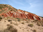 Grupo Mineralógico de Alicante.  Afloramiento del Keuoer de Loma Badá. Petrer. Alicante 