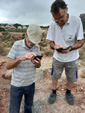 Grupo Mineralógico de Alicante. Afloramiento del Keuoer de Loma Badá. Petrer. Alicante