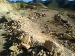 Grupo Mineralógico de Alicante.  Explotación deáridos de Holcin. Busot. Alicante 