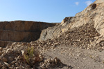 Grupo Mineralógico de Alicante. Explotación deáridos de Holcin. Busot. Alicante