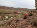 Grupo Mineralógico de Alicante. Afloramiento de Aragonito. Arbujuelos. Soria