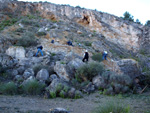 Grupo Mineralógico de Alicante. Explotación la Fuentecilla. Cabezo Polovar. Villena. Alicante