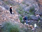Grupo Mineralógico de Alicante.  Explotación la Fuentecilla. Cabezo Polovar. Villena. Alicante 