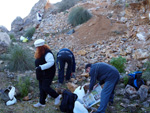 Grupo Mineralógico de Alicante. Explotación la Fuentecilla. Cabezo Polovar. Villena. Alicante