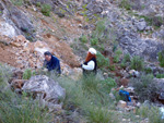 Grupo Mineralógico de Alicante. Explotación la Fuentecilla. Cabezo Polovar. Villena. Alicante