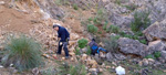 Grupo Mineralógico de Alicante. Explotación la Fuentecilla. Cabezo Polovar. Villena. Alicante