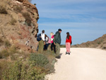 Grupo Mineralógico de Alicante.  Paraje Barranco de Ojos. Aspe.  Alicante 